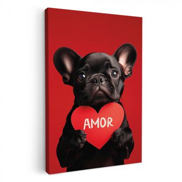 Amor - Hund - Herz - Rot