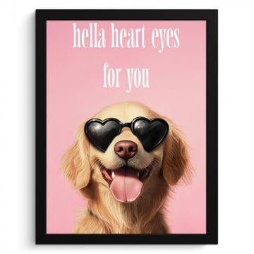 Sonnenbrille - Herzen - Hund - Valentinstag