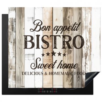 Herdabdeckplatte - Bistro-Willkommenstafel