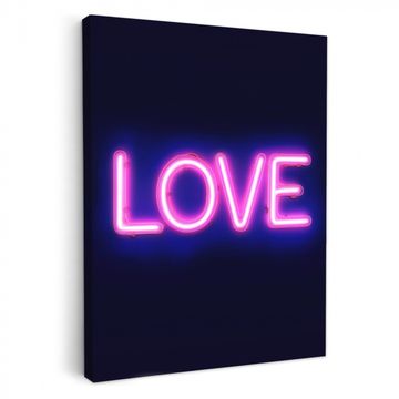 Leinwandbilder - Neon - Liebe - Valentinstag