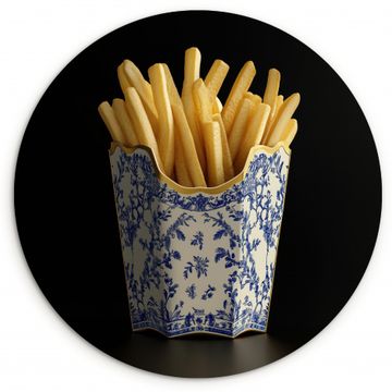 Pommes frites - Porzellan - Delfter Blau - Lebensmittel