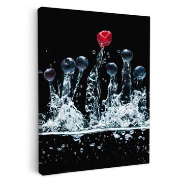 Leinwandbilder - Beeren-Splash-Symphonie